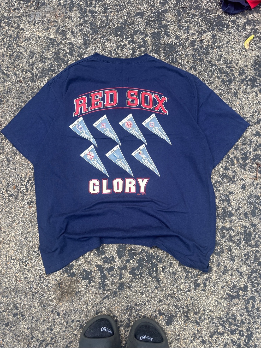 Vintage Majestic Mens XL Cotton Boston Red Sox MLB Graphic Tee Shirt